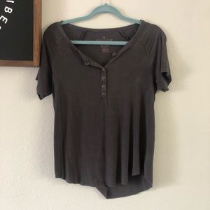 American Eagle Grey Henley